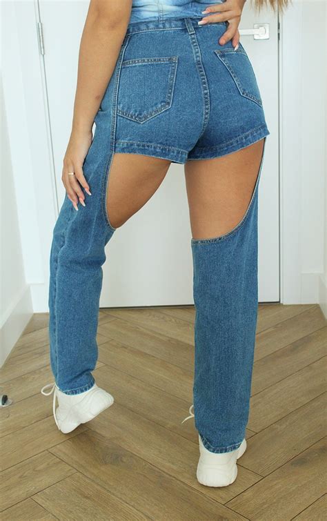 womens denim chaps